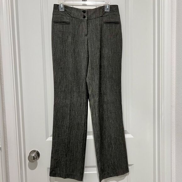 Sabrina Women’s Y2K Dress Pants Charcoal Straight Leg in Size Small Rayon Blend - Picture 1 of 11